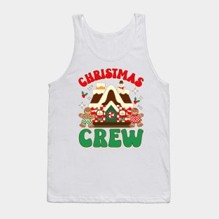 Christmas Crew Gingerbread In Candy House Tank Top